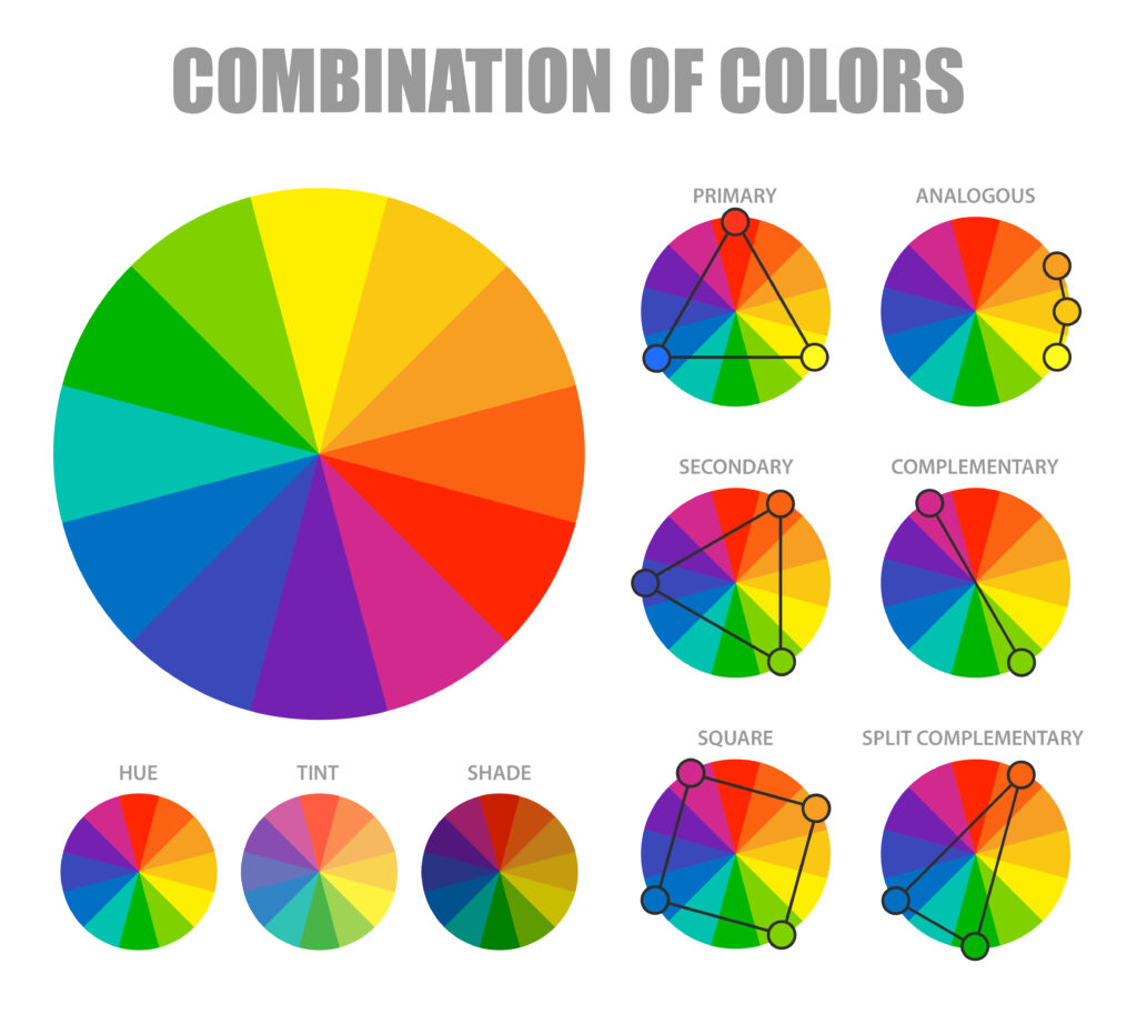 La teoría del color y guía cromática floral